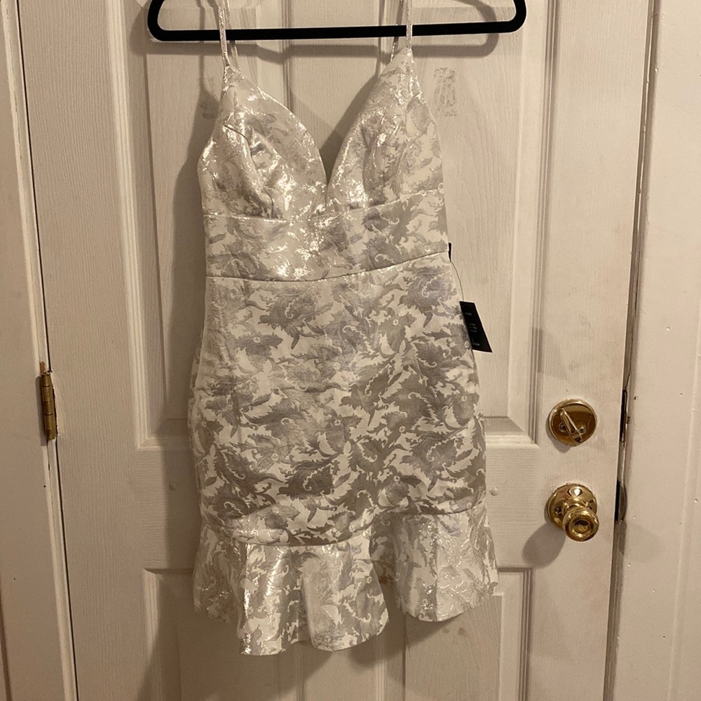 Lulus silver dress